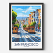 San Francisco Souvenir Poster Print