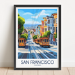 San Francisco Vintage Style Print