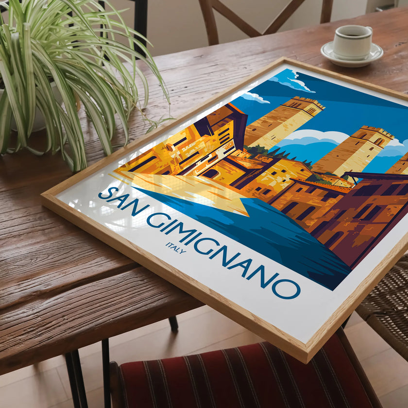 San Gimignano Gallery Quality Print