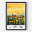 San Gimignano Gallery Quality Print