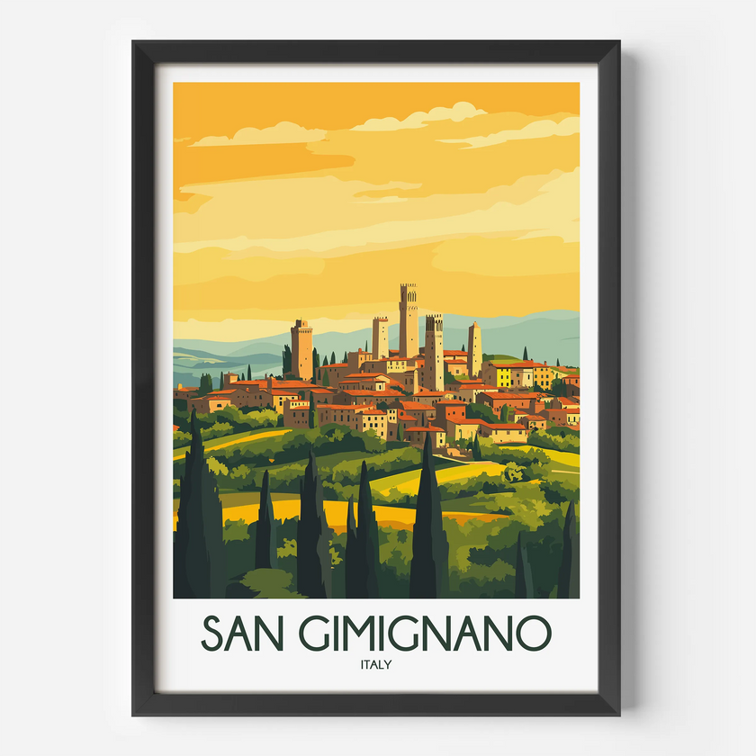 San Gimignano Gallery Quality Print