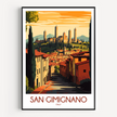 San Gimignano Gallery Quality Print
