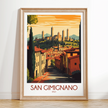 San Gimignano Souvenir Poster Print