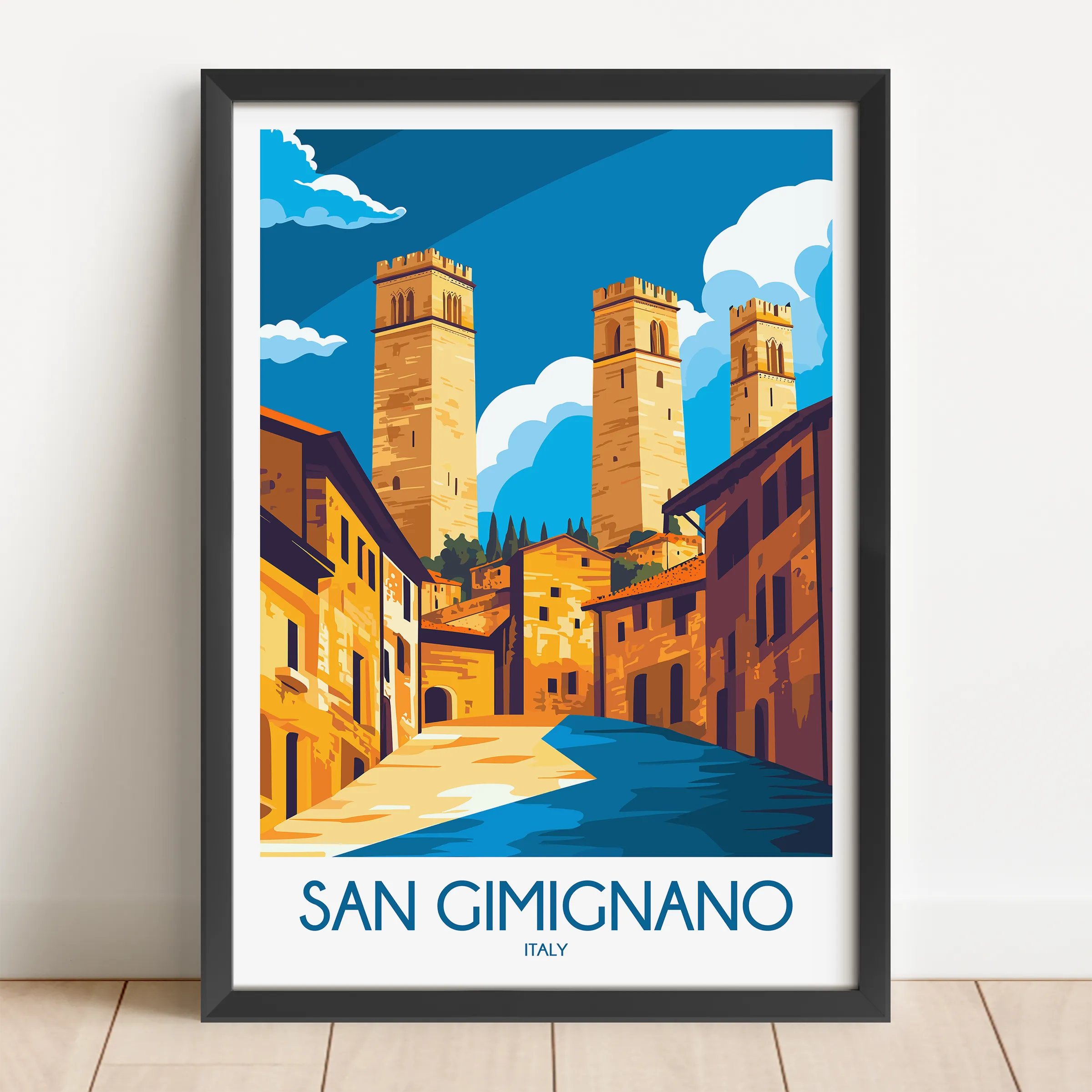 San Gimignano Souvenir Poster Print