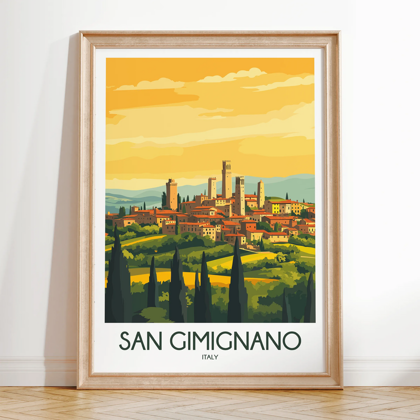 San Gimignano Travel Memory Gift