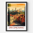 San Gimignano Travel Memory Gift
