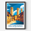 San Gimignano Travel Memory Gift