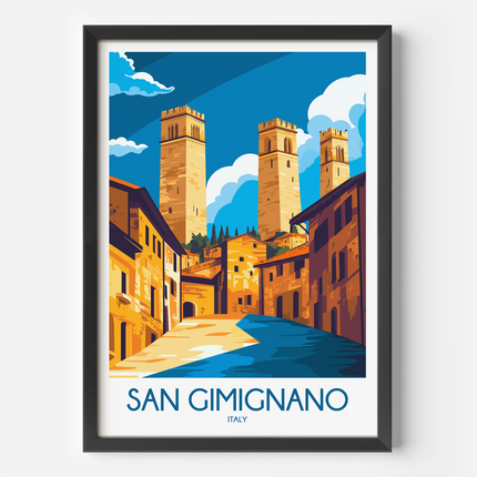 San Gimignano Travel Memory Gift