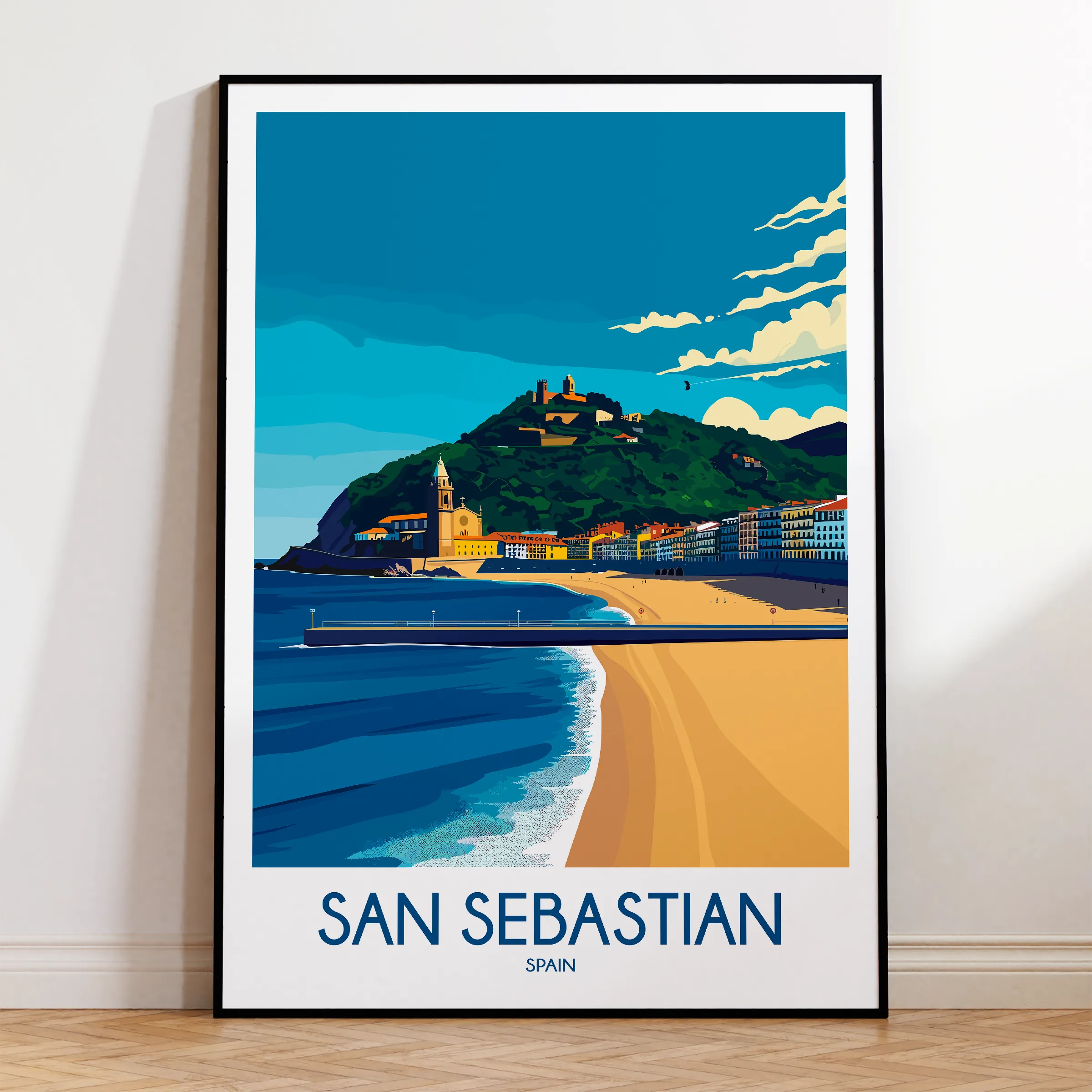 San Sebastian Destination Art Gift