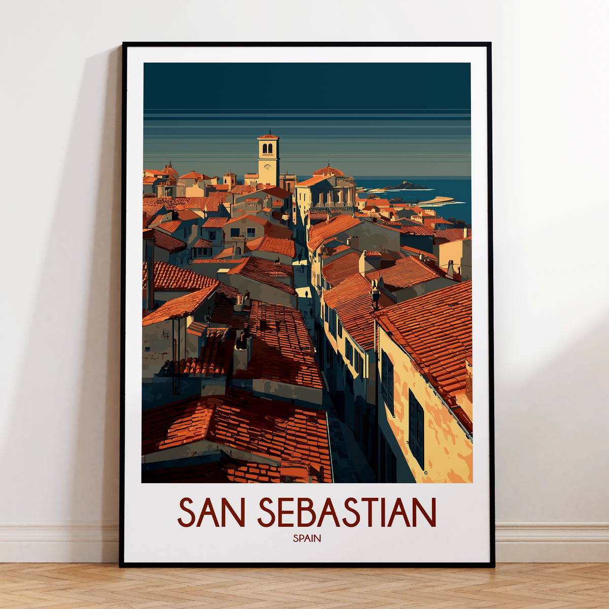 San Sebastian Scenic Landscape Art