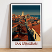 San Sebastian Scenic Landscape Art
