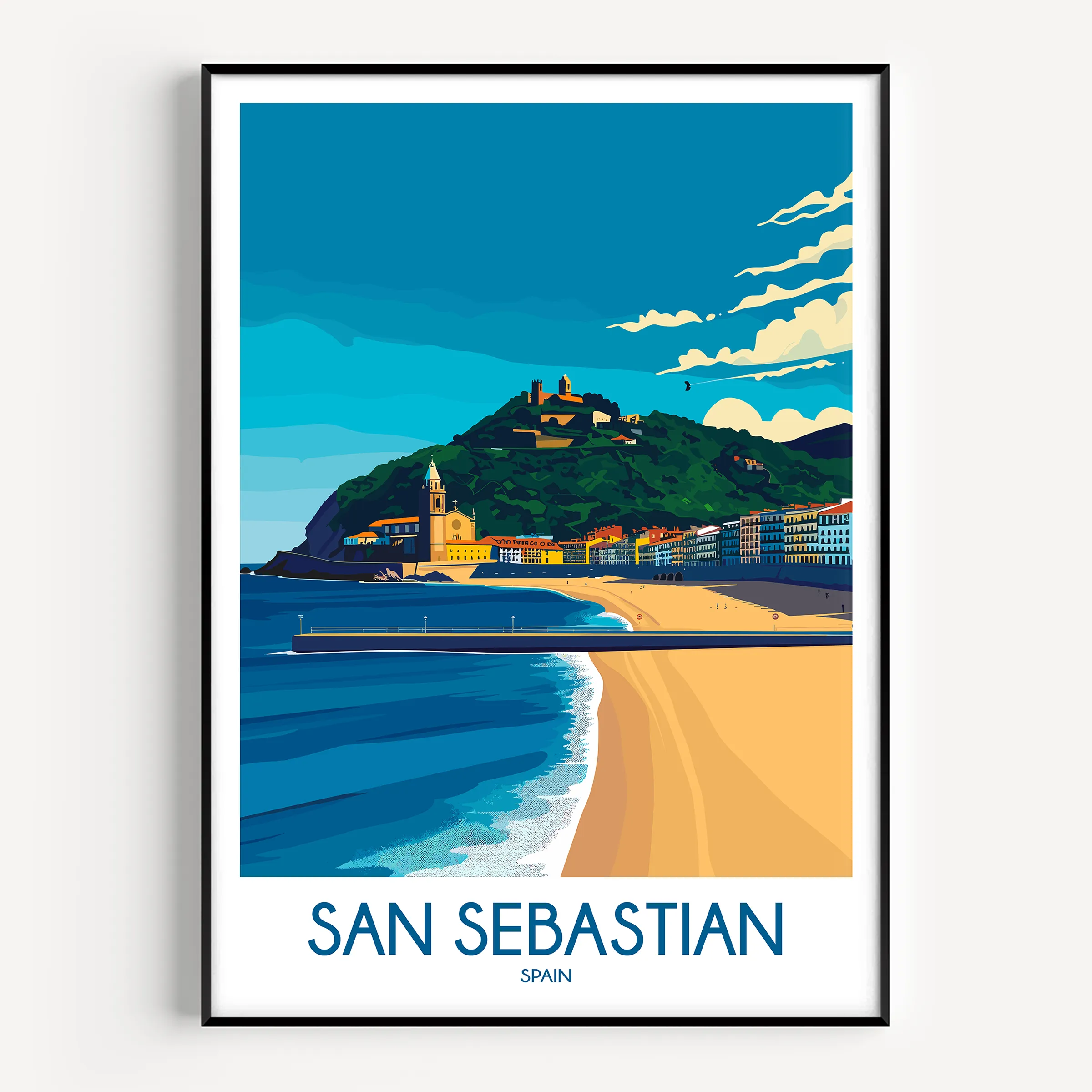 San Sebastian Souvenir Poster Print