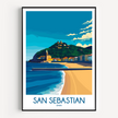 San Sebastian Souvenir Poster Print