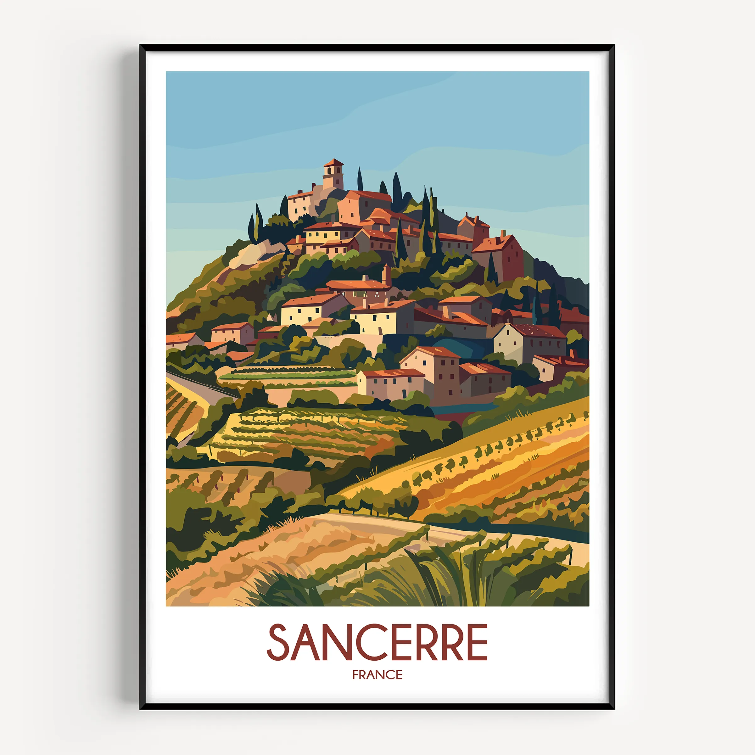Sancerre Destination Art Gift