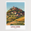 Sancerre Modern Travel Poster
