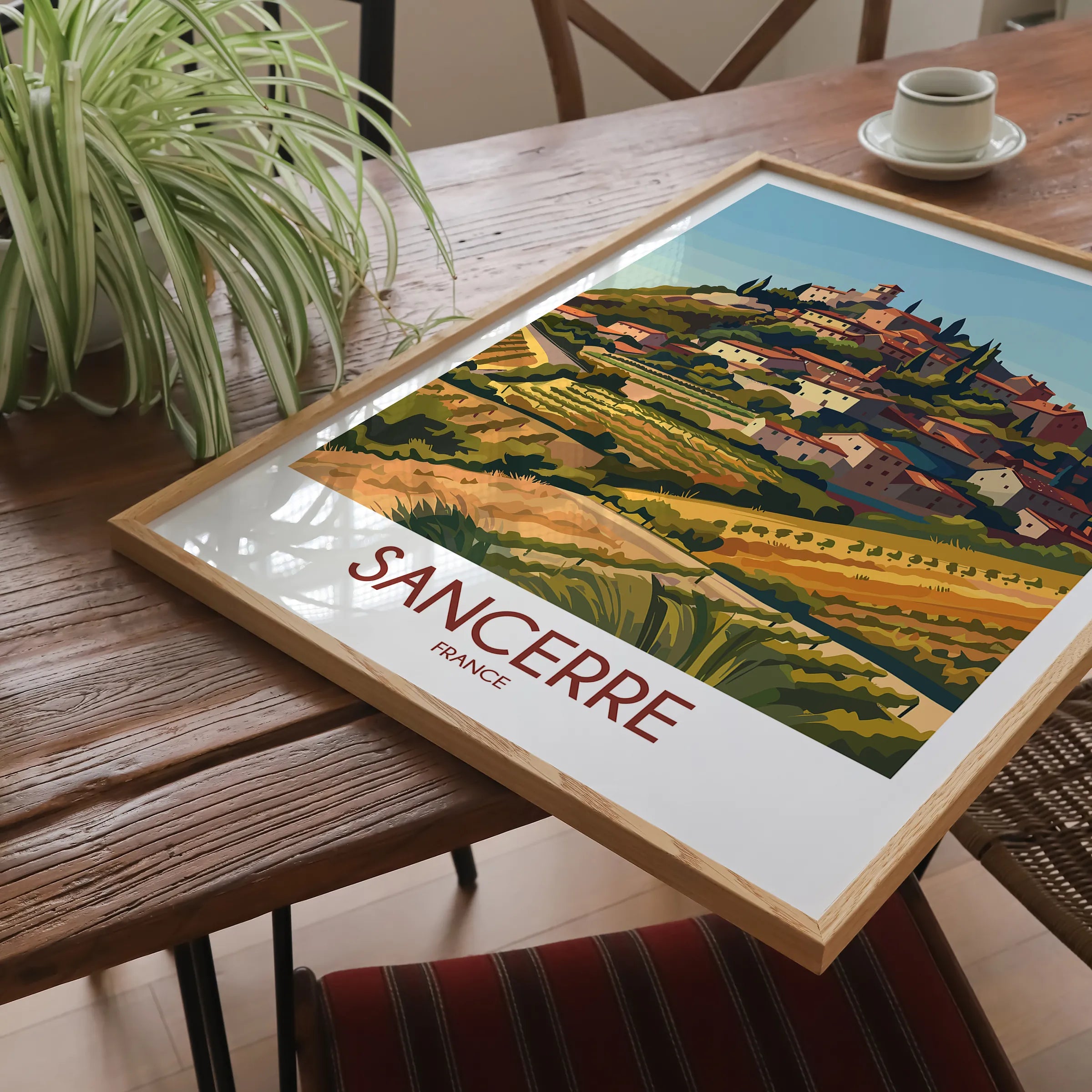 Sancerre Scenic Landscape Art