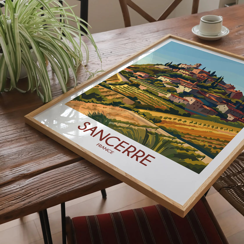 Sancerre Scenic Landscape Art