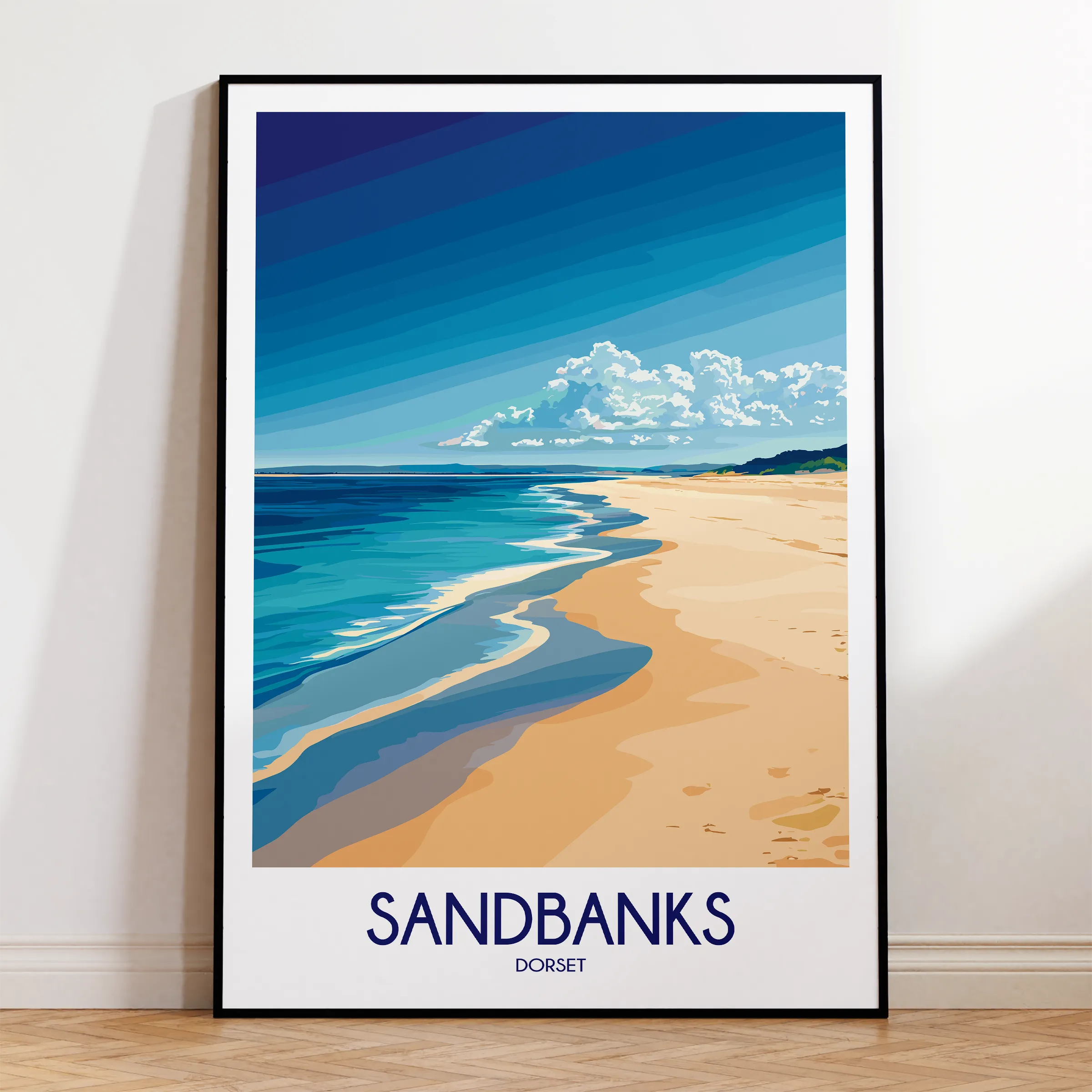 Sandbanks Destination Art Gift