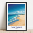 Sandbanks Scenic Landscape Art