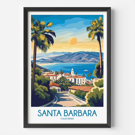 Santa Barbara Destination Art Gift