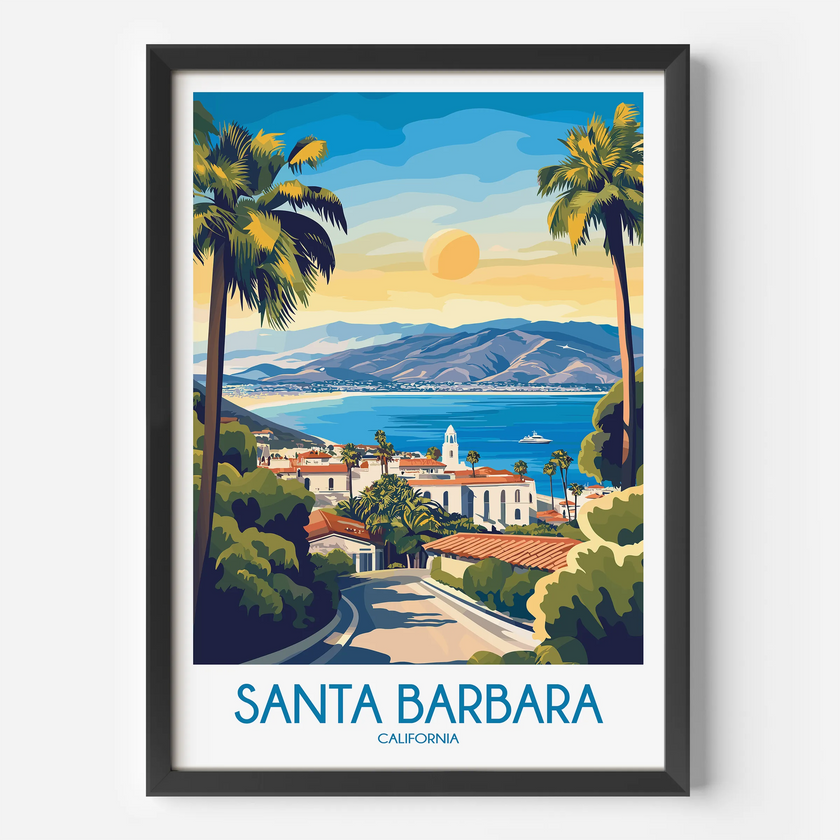 Santa Barbara Destination Art Gift