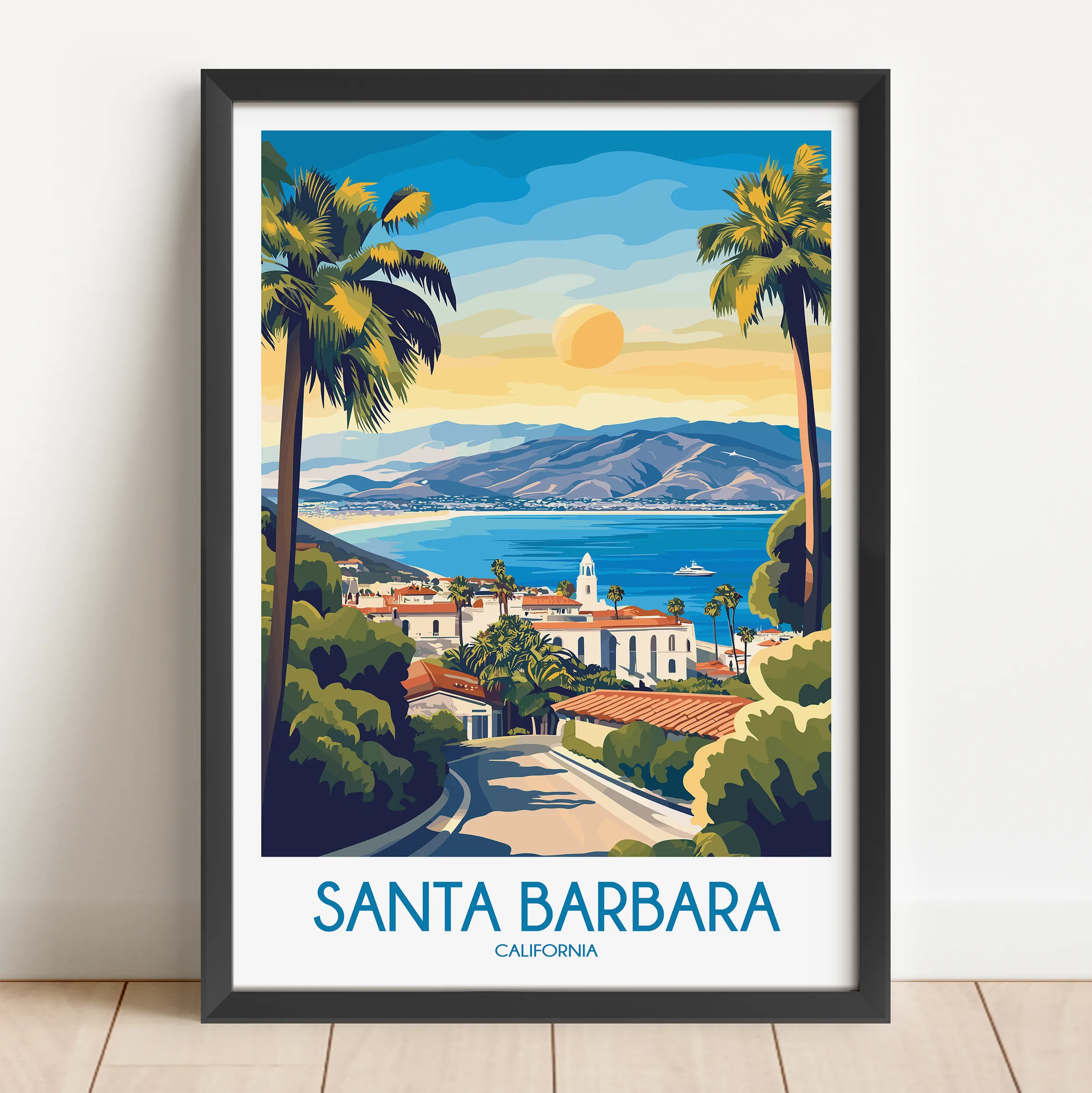 Santa Barbara Home Office Decor