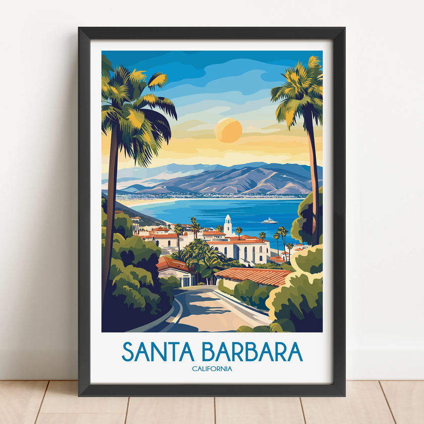Santa Barbara Home Office Decor