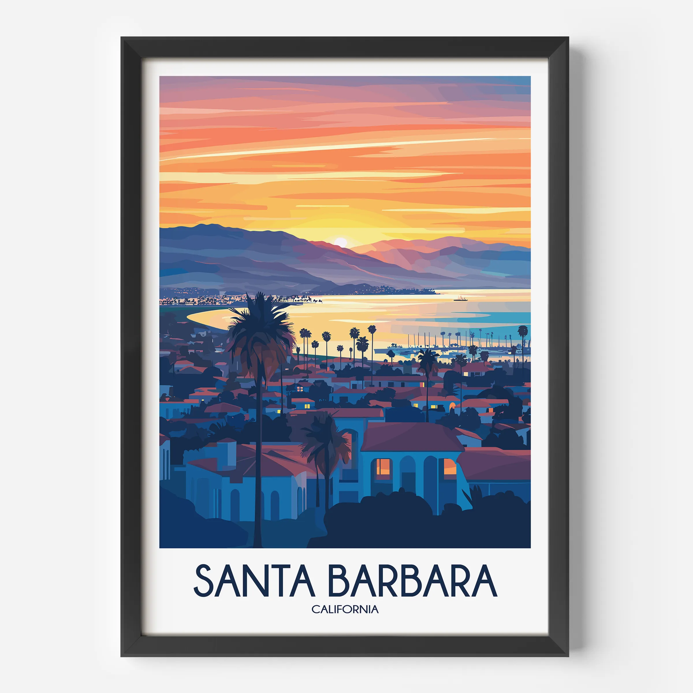 Santa Barbara Home Office Decor