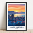Santa Barbara Minimalist Wall Art
