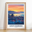 Santa Barbara Modern Travel Poster