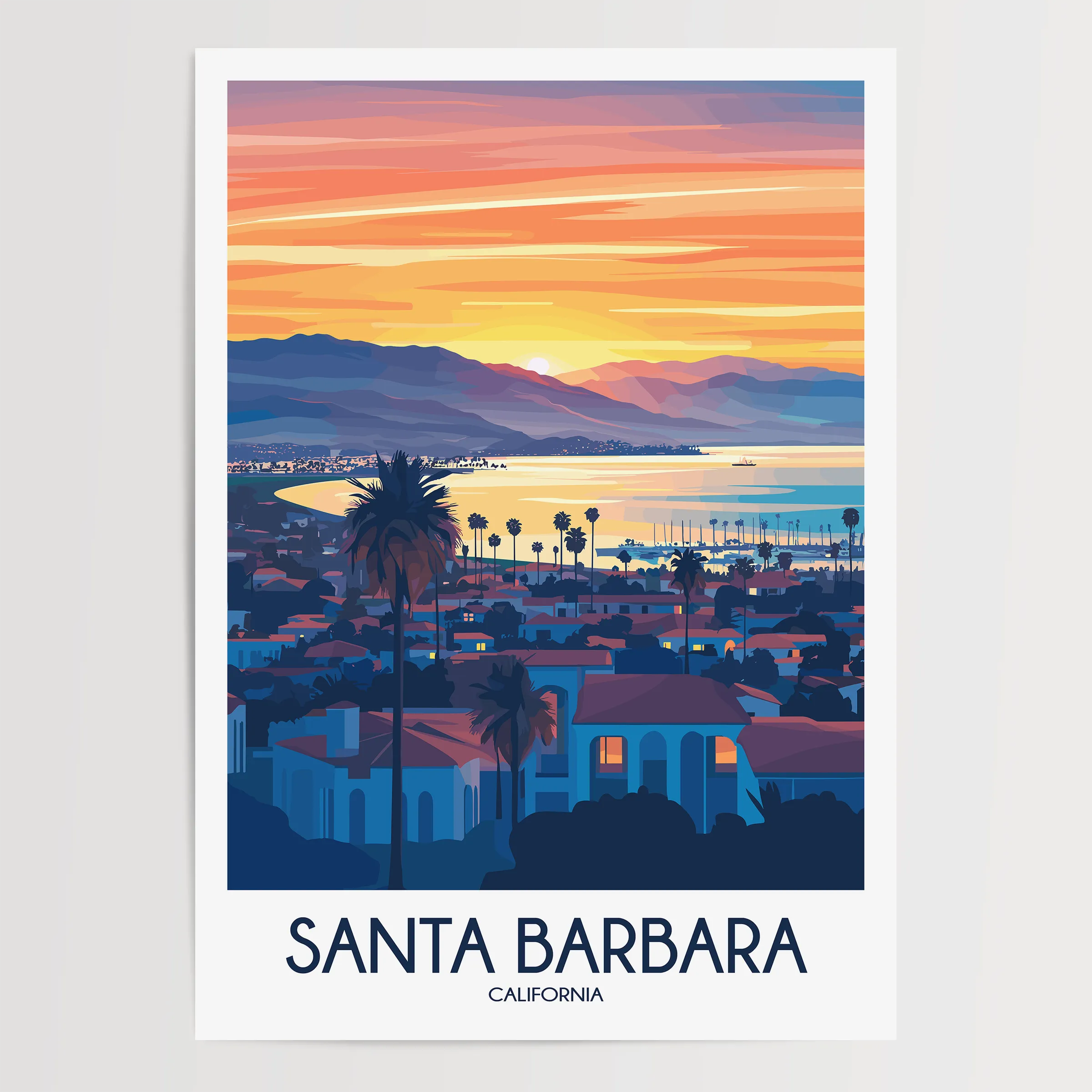 Santa Barbara Scenic Landscape Art