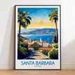 Santa Barbara Souvenir Poster Print