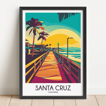 Santa Cruz Gallery Quality Print