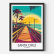 Santa Cruz Minimalist Wall Art