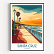 Santa Cruz Minimalist Wall Art