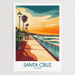 Santa Cruz Souvenir Poster Print