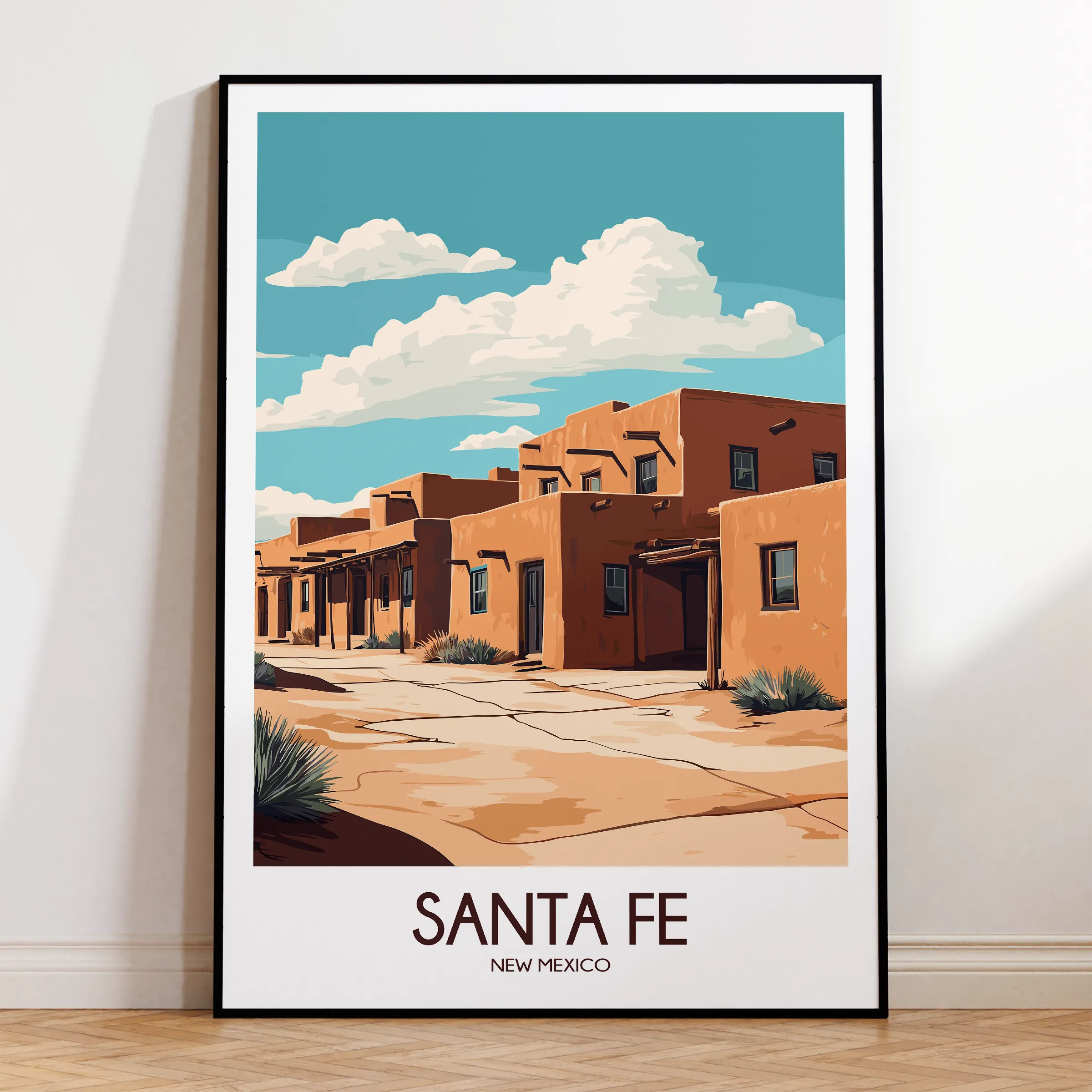 Santa Fe Minimalist Wall Art