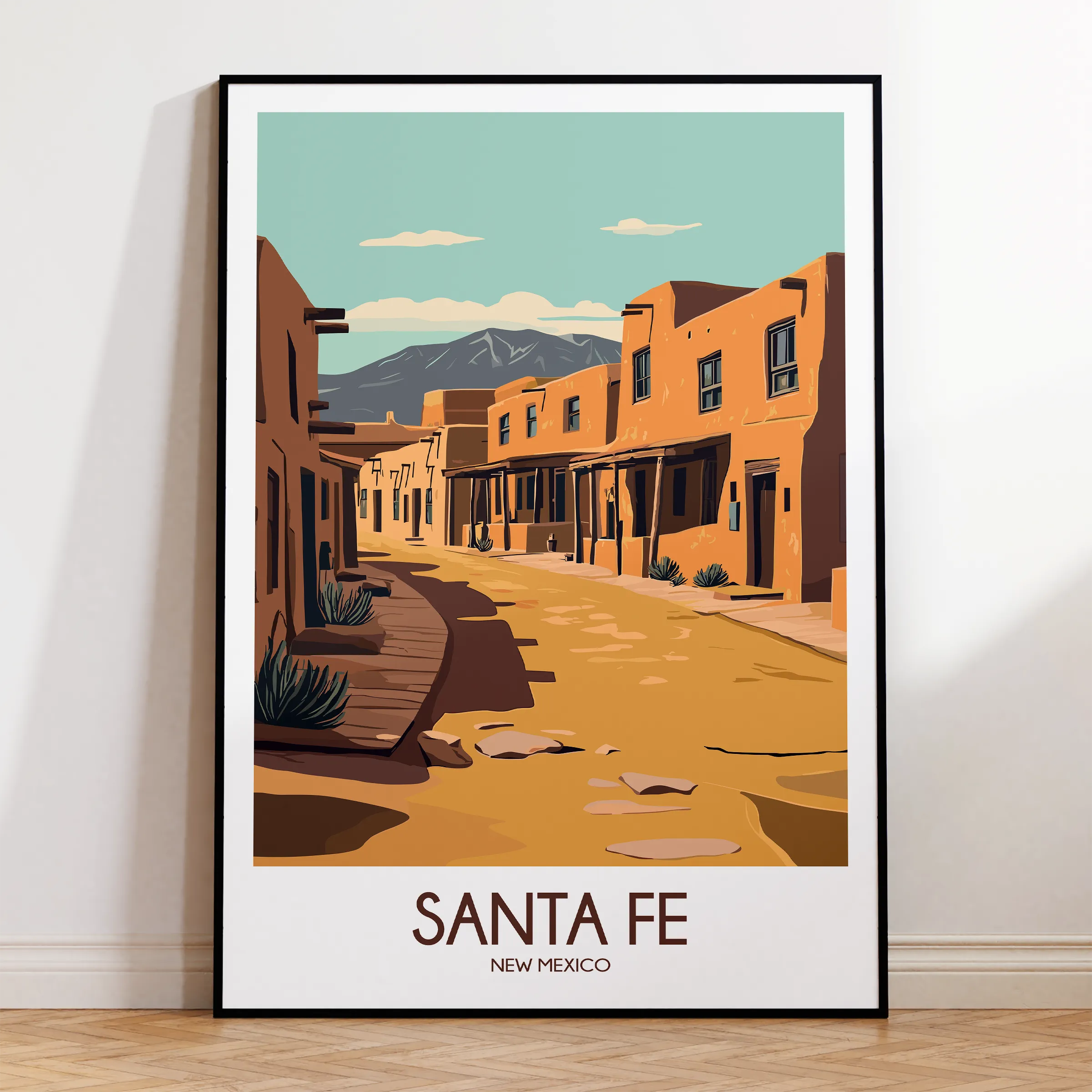 Santa Fe Minimalist Wall Art