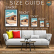 Santa Fe Modern Travel Poster