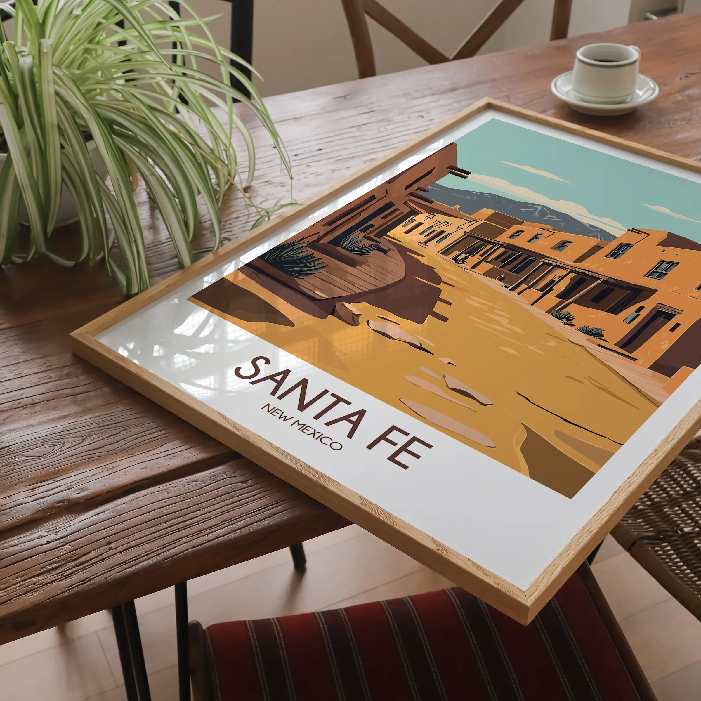 Santa Fe Souvenir Poster Print