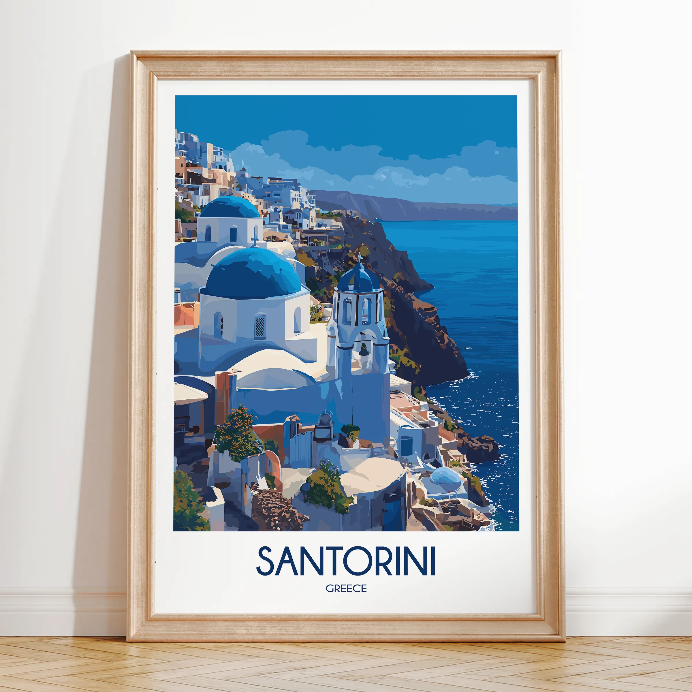 Santorini Home Office Decor