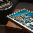 Santorini Scenic Landscape Art