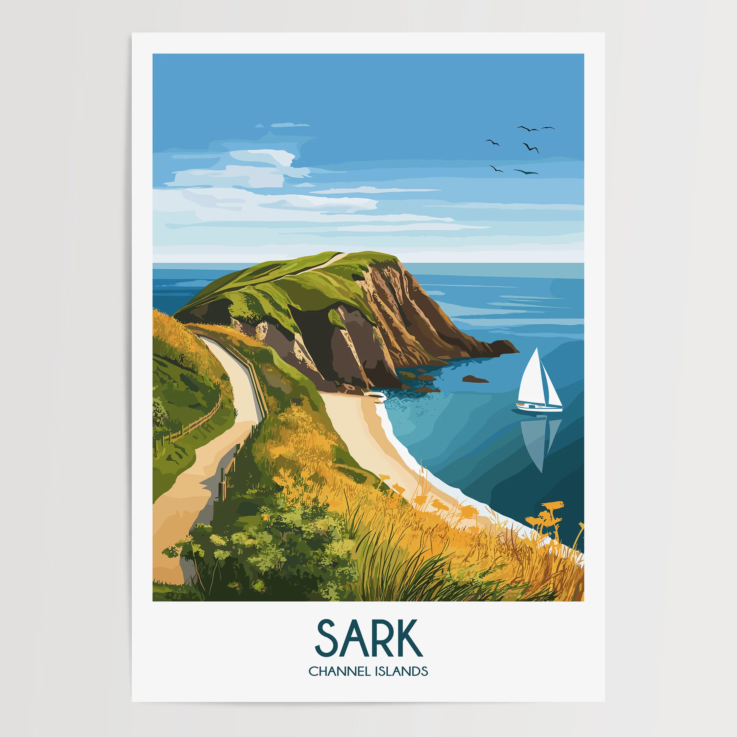 Sark Destination Art Gift