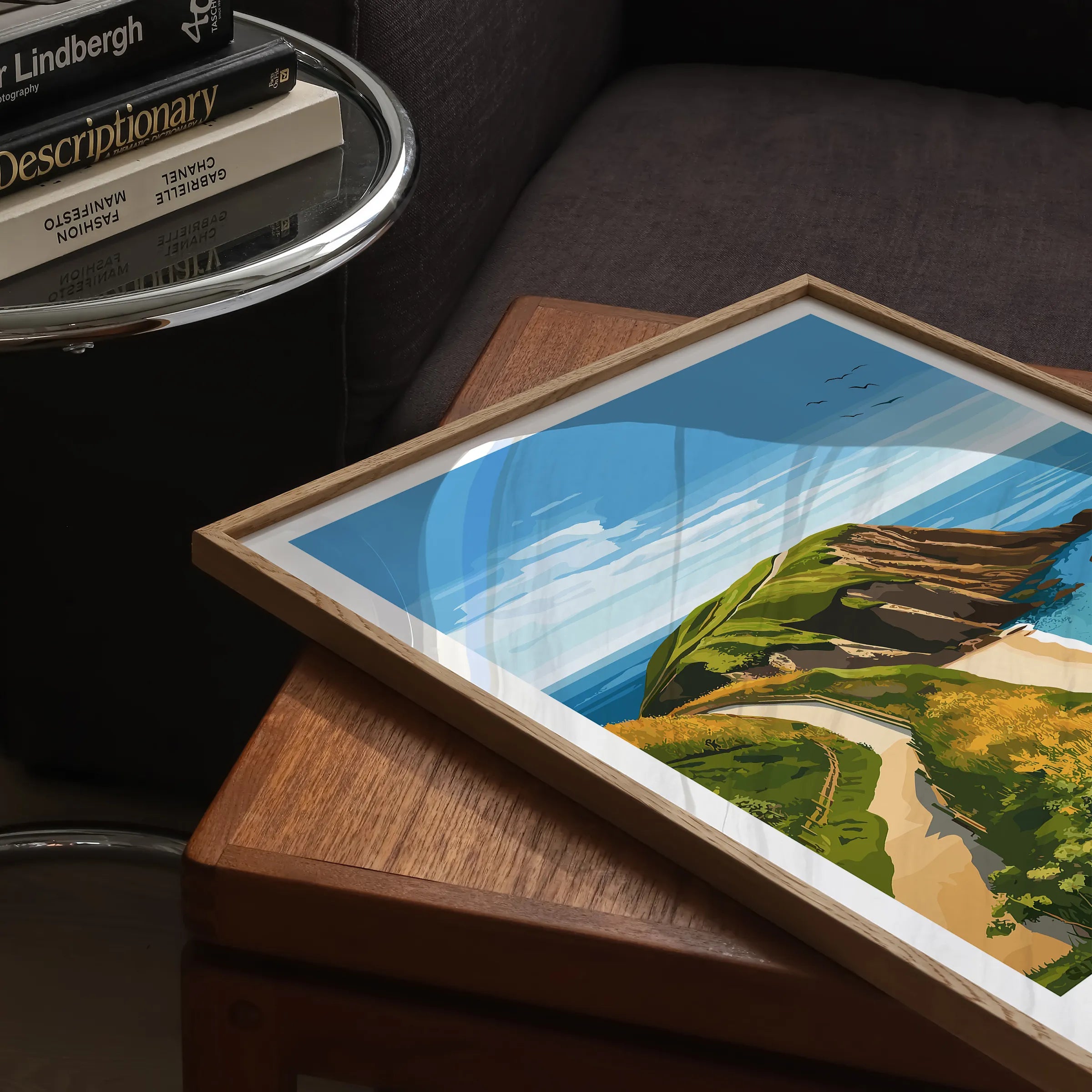 Sark Retro Travel Illustration