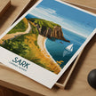 Sark Vintage Style Print