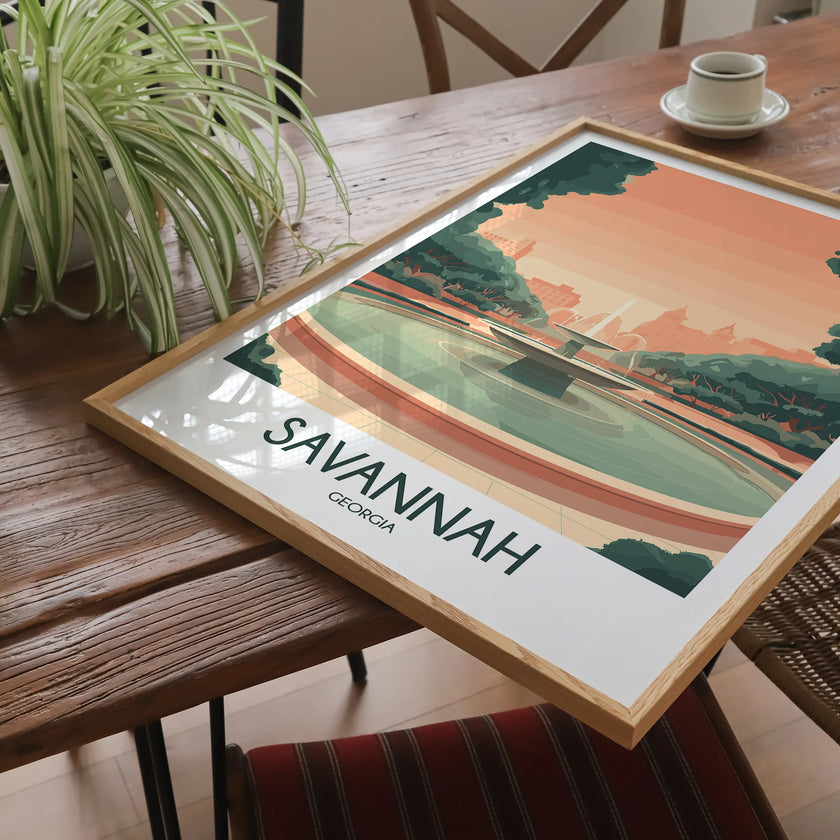 Savannah Destination Art Gift