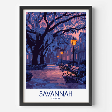 Savannah Destination Art Gift
