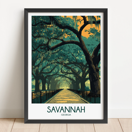 Savannah Minimalist Wall Art
