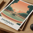 Savannah Modern Travel Poster