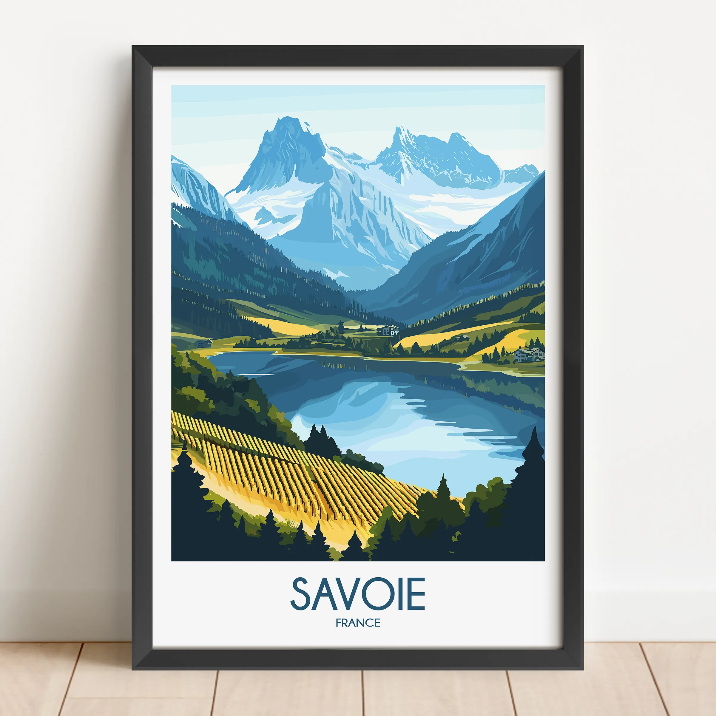 Savoie Destination Art Gift